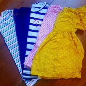 5 shortsleeve shirts